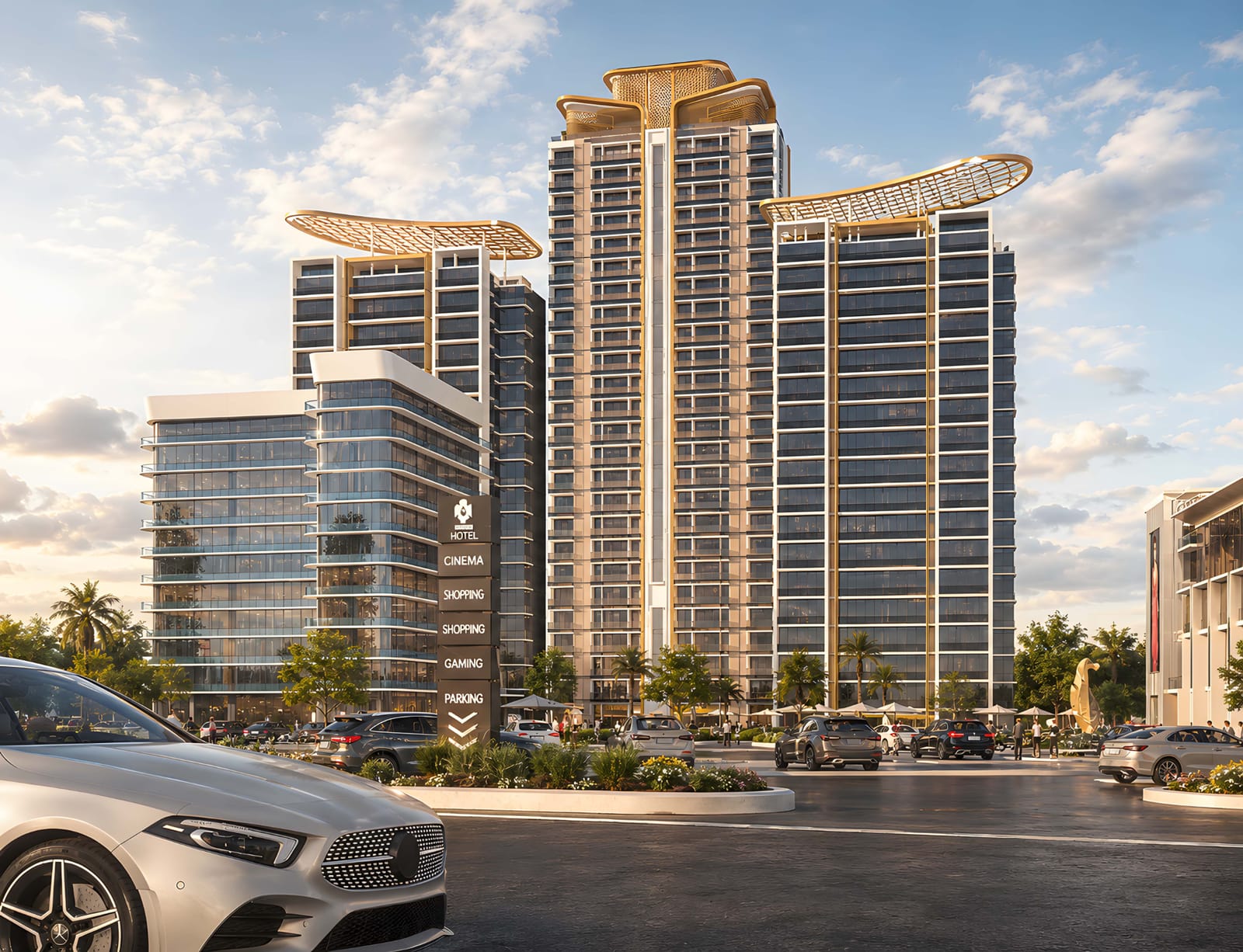 Residential towers, artist's impression