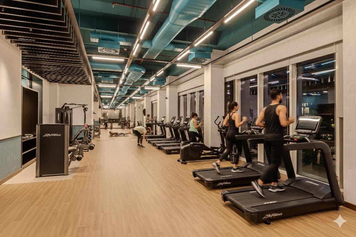 Fitness centre, DLF ONE Midtown