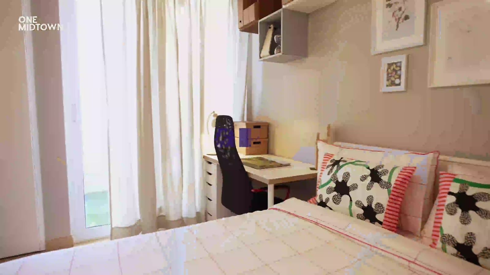Kids' bedroom, 3 BHK sample apartment