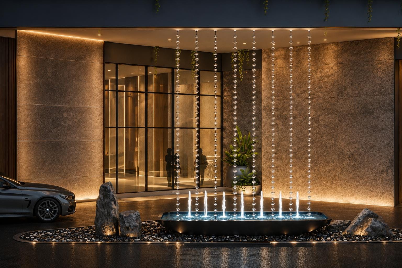Tower arrival lobby — artist's impression