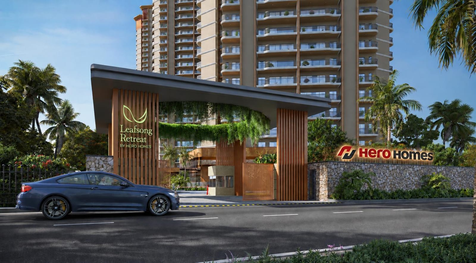 Main entrance gate — artist's impression