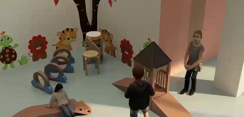 Kids' play area, Twin Crown, Greater Noida West