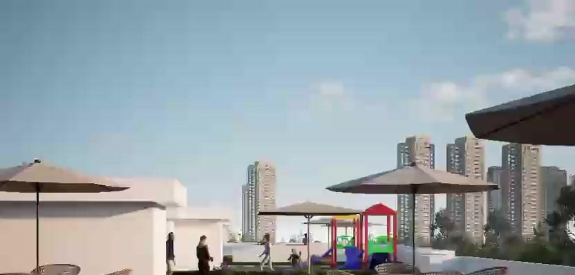 Common terrace garden, Twin Crown, Greater Noida West
